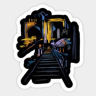 Abstract Architecture Sticker